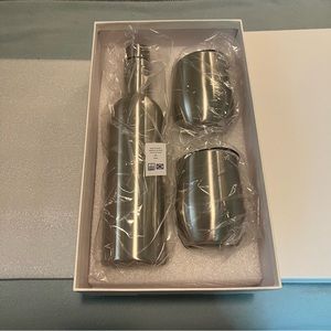 Insulated Wine Bottle & Tumbler Set - NWT